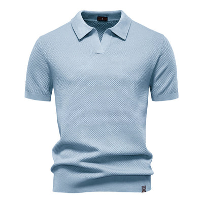 Ulrich | Gestructureerd poloshirt