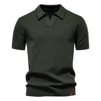 Ulrich | Gestructureerd poloshirt