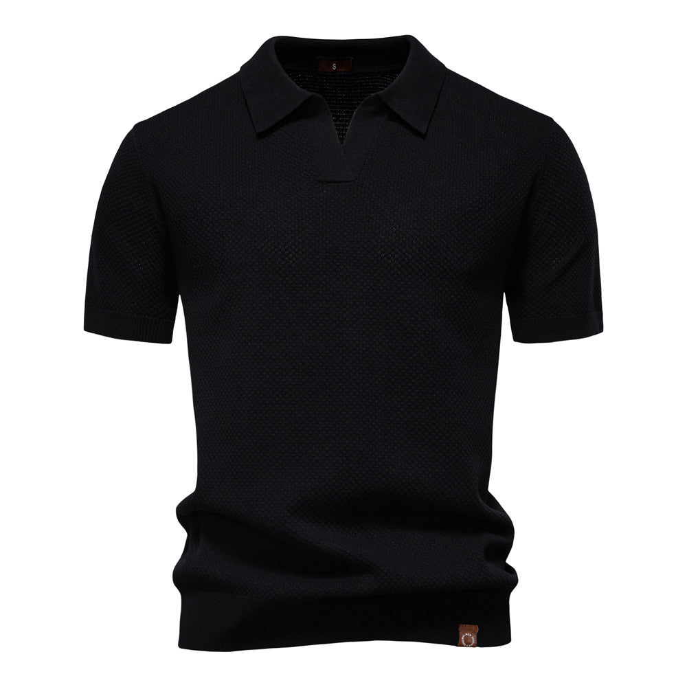 Ulrich | Gestructureerd poloshirt