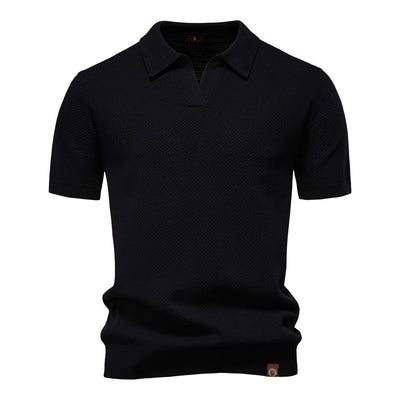 Ulrich | Gestructureerd poloshirt