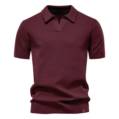 Ulrich | Gestructureerd poloshirt