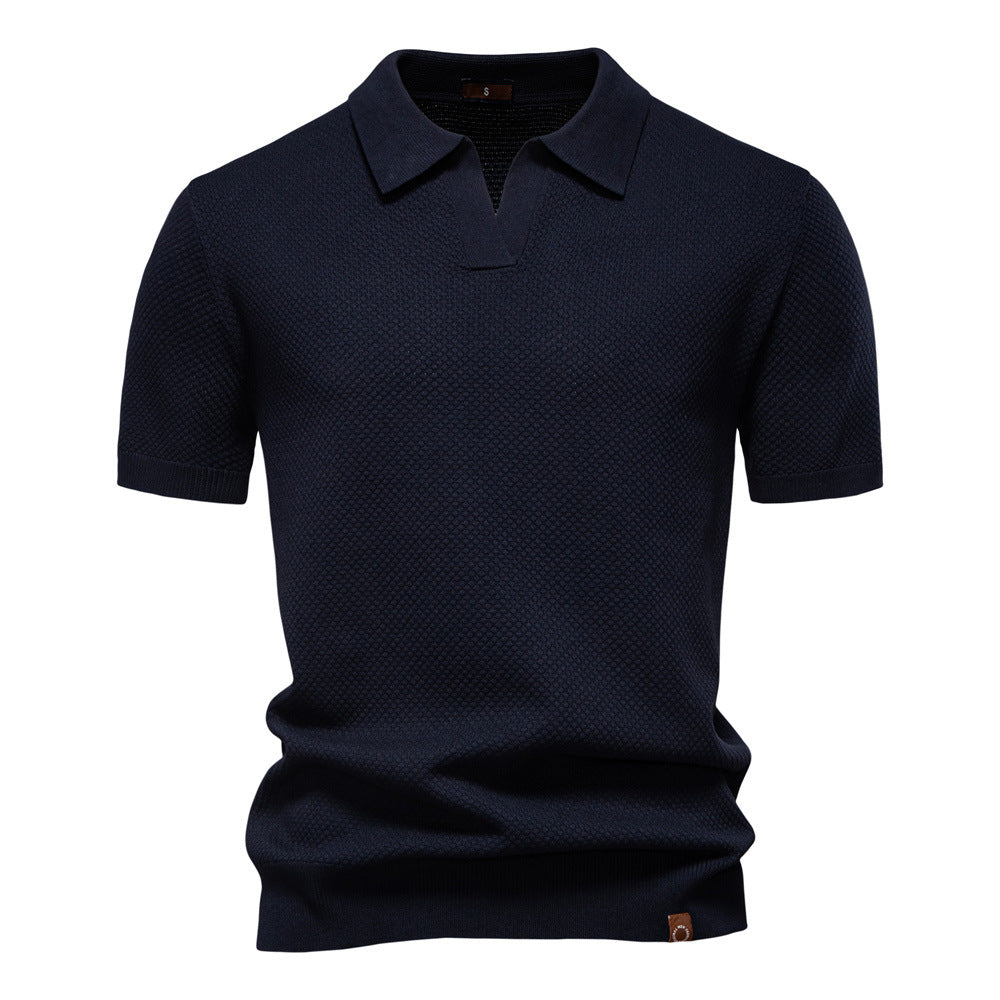 Ulrich | Gestructureerd poloshirt