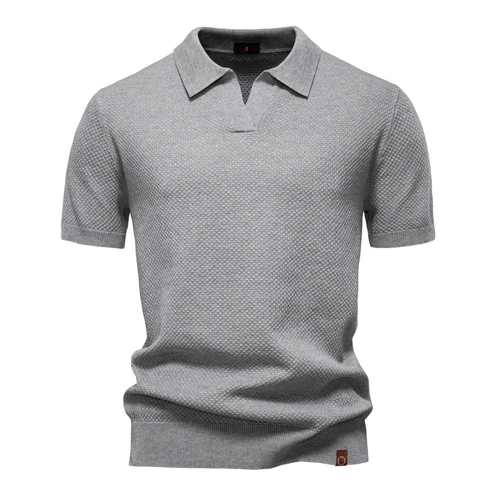 Ulrich | Gestructureerd poloshirt
