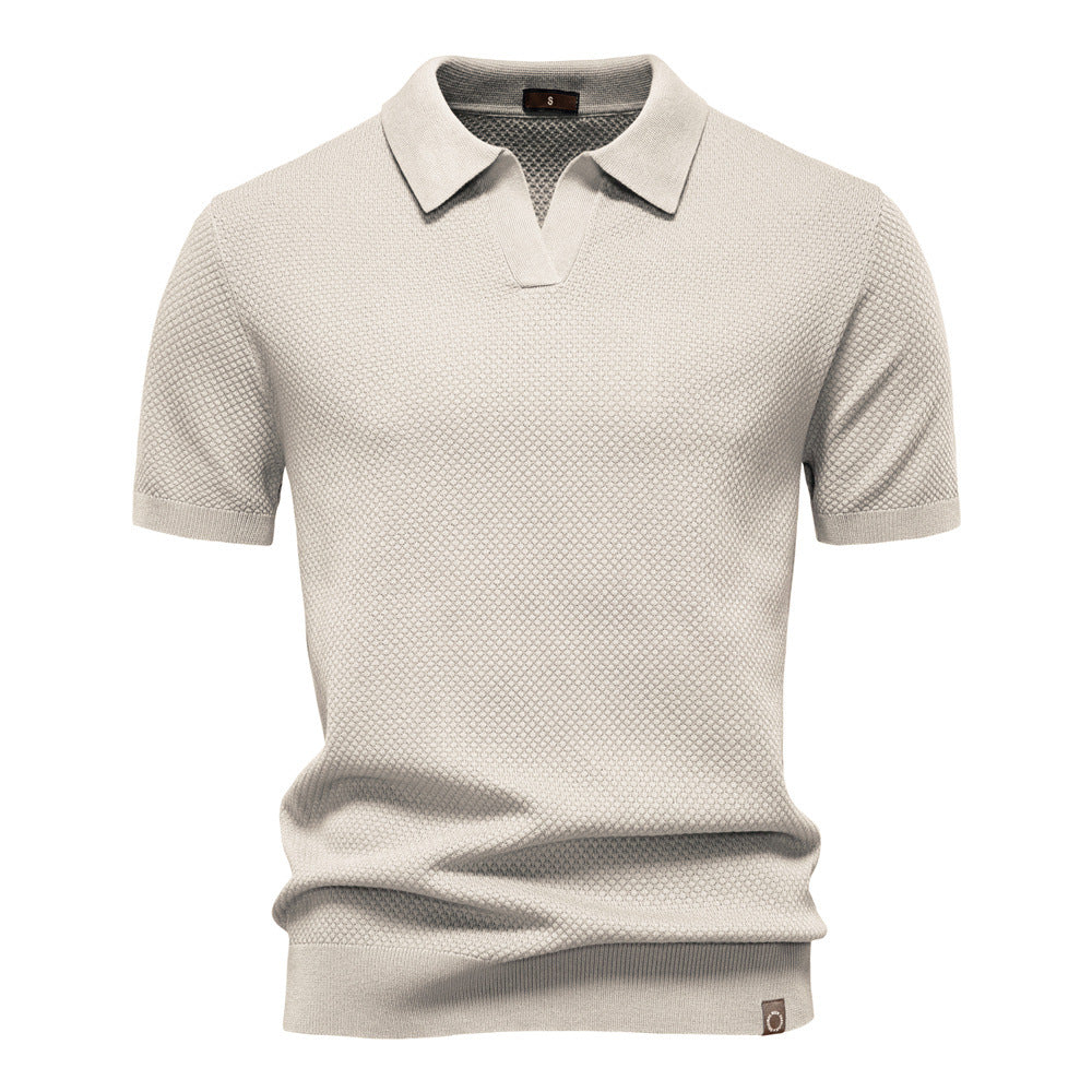 Ulrich | Gestructureerd poloshirt