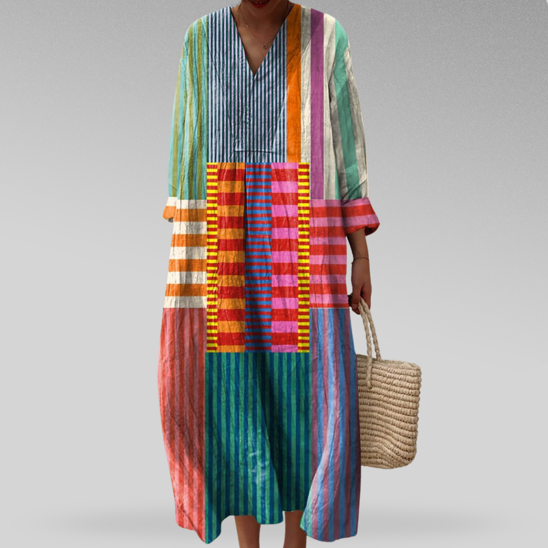 Ottilie | Geometrische jurk
