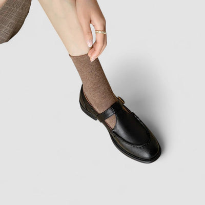 Avery - Orthopedische vierkante punt Mary Jane schoenen