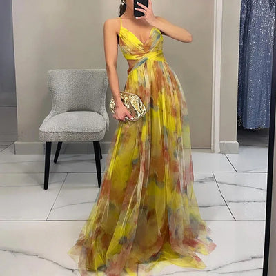 Giselle® | Betoverende Maxi-jurk met Bloemenprint