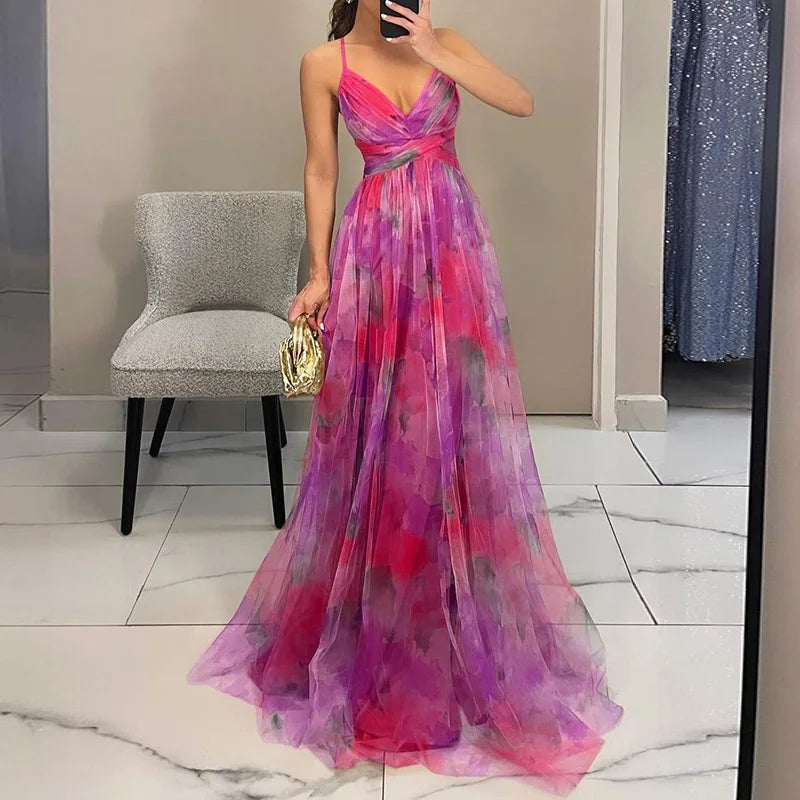 Giselle® | Betoverende Maxi-jurk met Bloemenprint