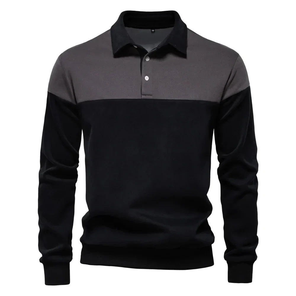 Sébastien™ | Bicolor Polo met Contrast
