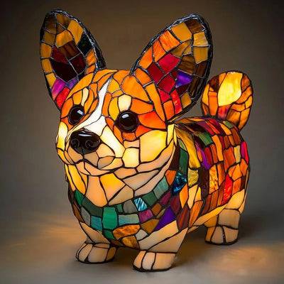 Pitchou – Stralende lamp van de corgi