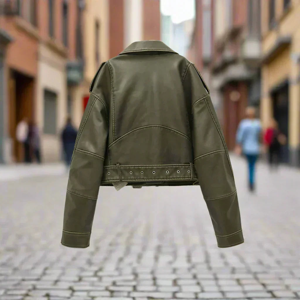 MP | Veelzijdige leren jas van hoge kwaliteit