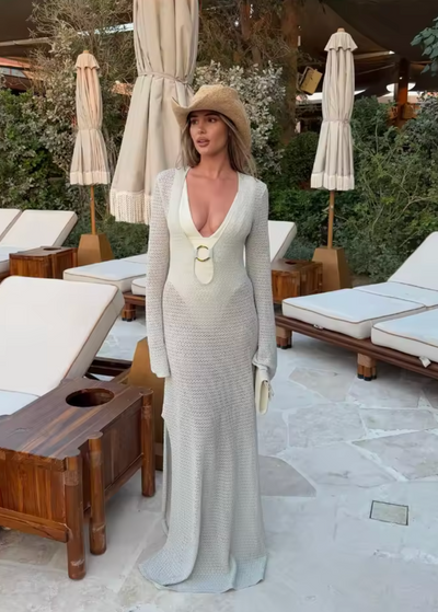 Nomii™- Lange Zomerjurk met Ringdetail