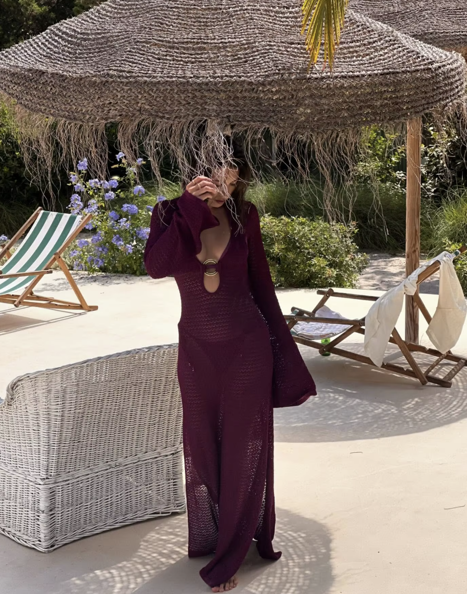 Nomii™- Lange Zomerjurk met Ringdetail