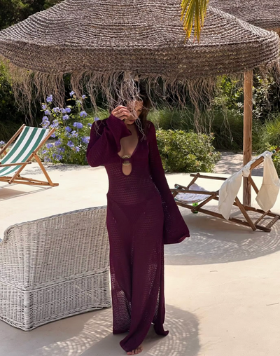 Nomii™- Lange Zomerjurk met Ringdetail