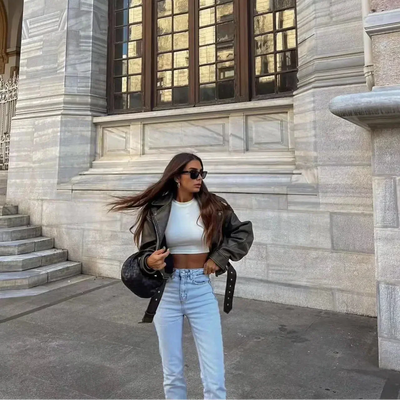 MP | Veelzijdige leren jas van hoge kwaliteit