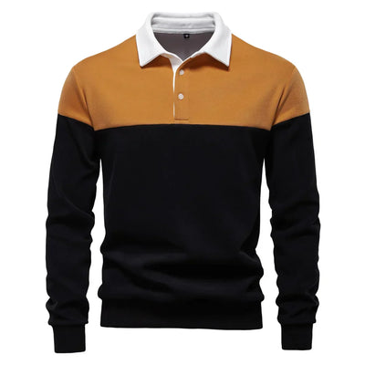 Sébastien™ | Bicolor Polo met Contrast
