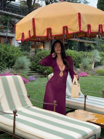 Nomii™- Lange Zomerjurk met Ringdetail