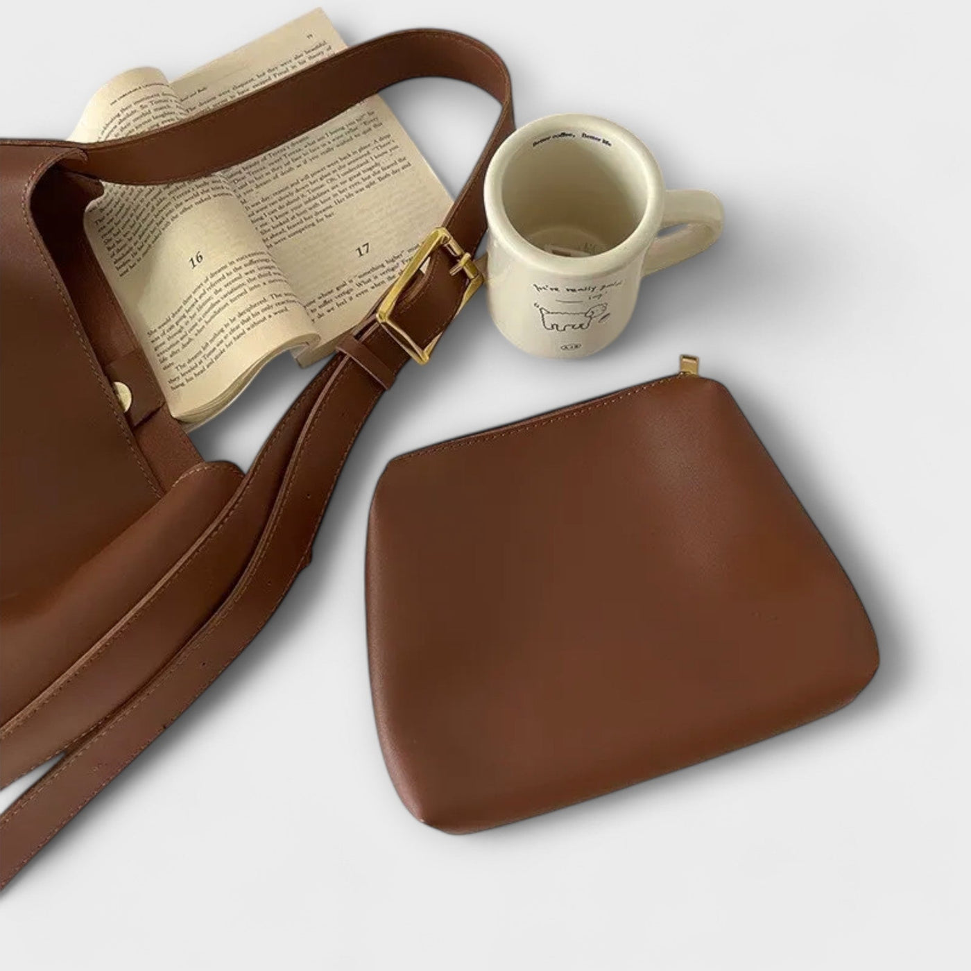 Isidore – Elegante Schoudertas van Leer