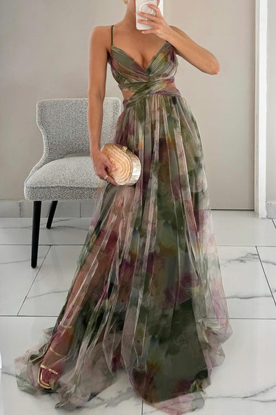 Giselle® | Betoverende Maxi-jurk met Bloemenprint