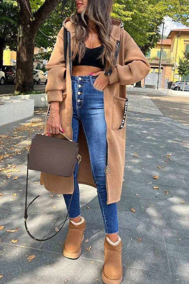 SAMANTHA™ | LANG DAMEJAS MET CAPUCHON