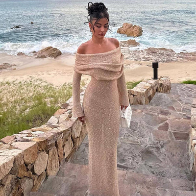 Nomi™ - Off-Shoulder Jurk – Sensuele elegantie