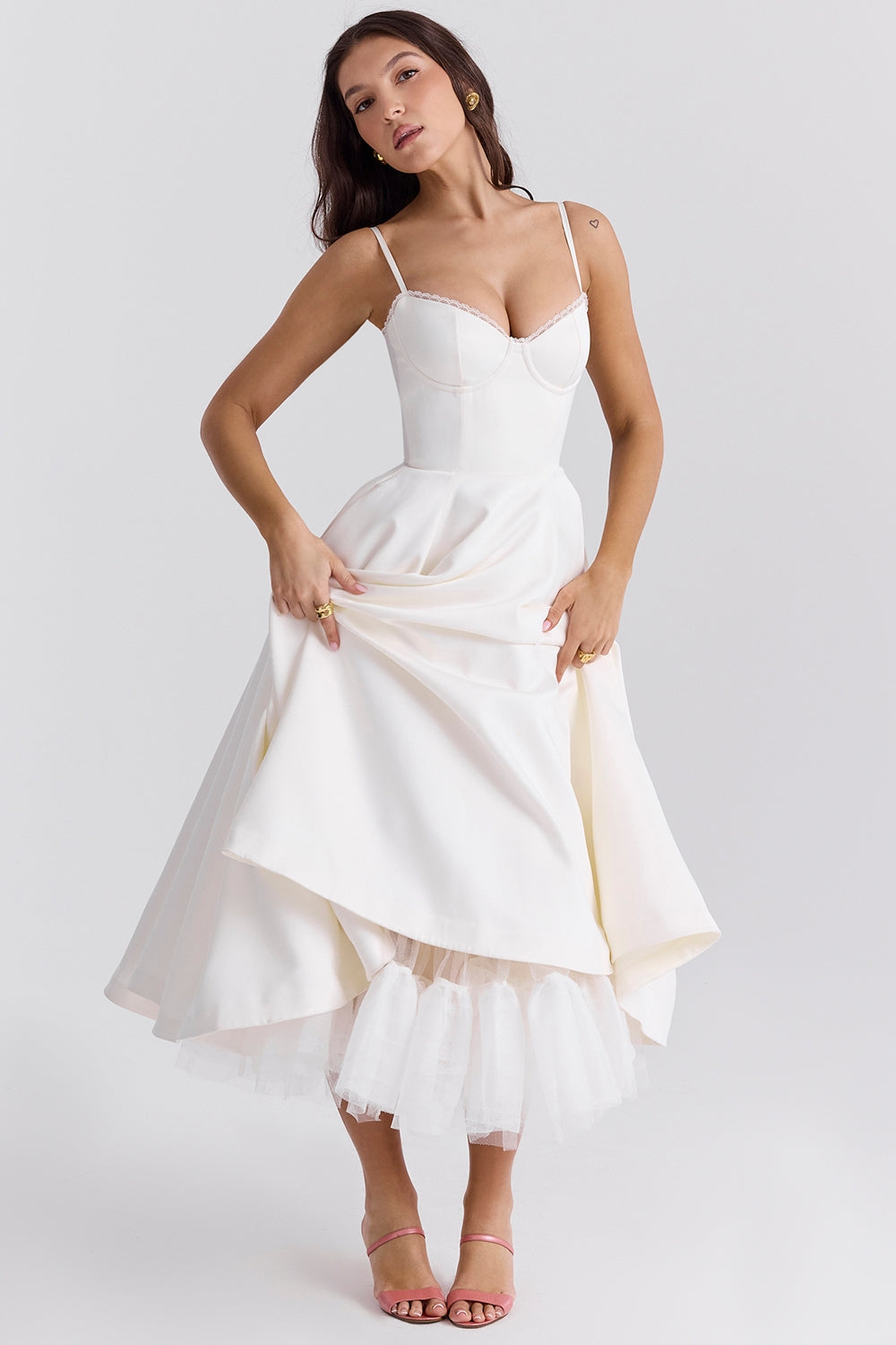 Cindy™ | Tüll Midi Kleid