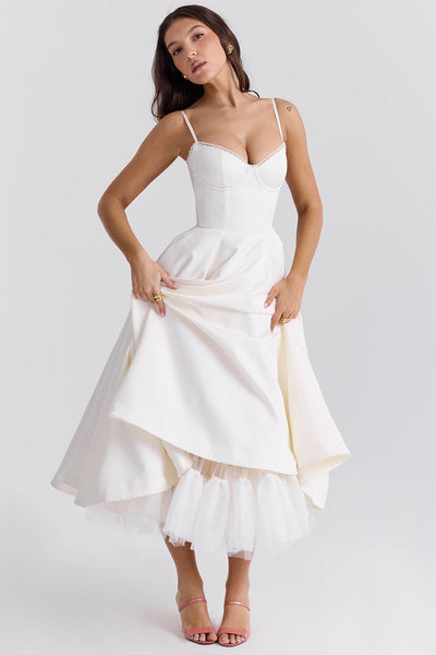 Cindy™ | Tüll Midi Kleid