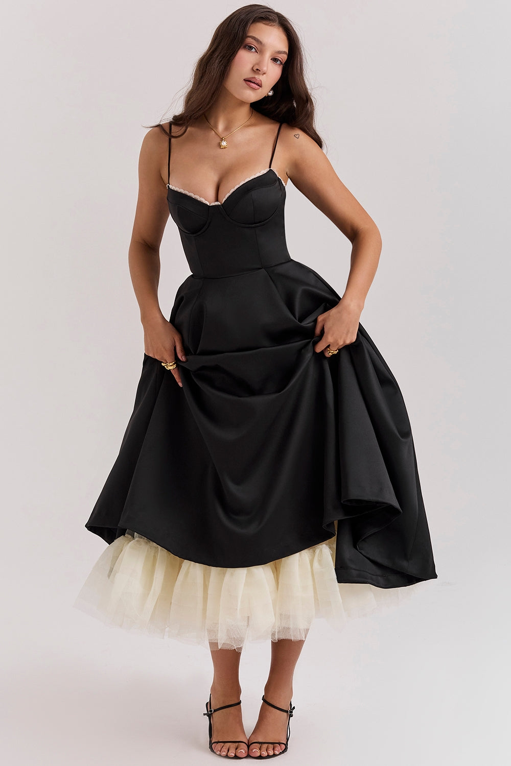 Cindy™ | Tüll Midi Kleid