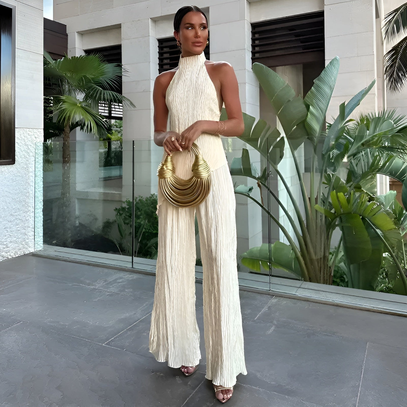 Nomi™ | Elegante geplooide set