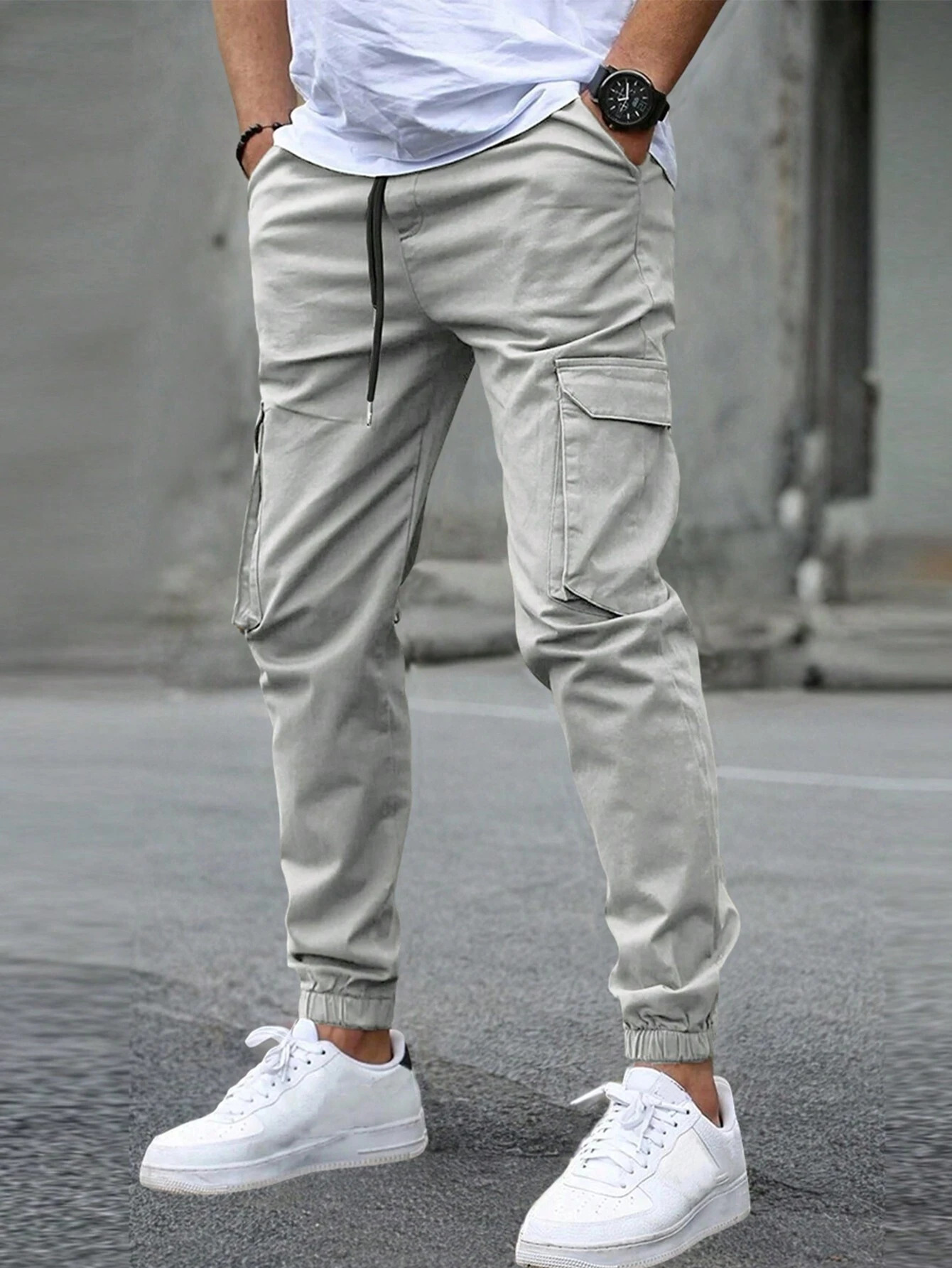 DAVIDE | Heren Cargo Joggingbroek
