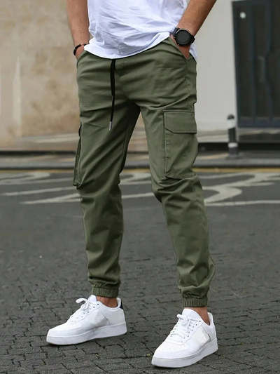 DAVIDE | Heren Cargo Joggingbroek