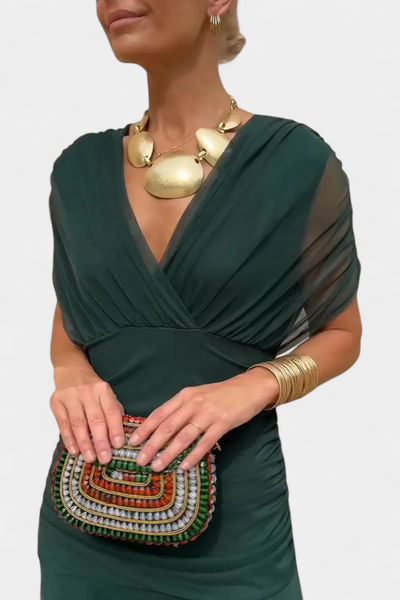 NOMI™ | Elegante Jurk voor Dames – Romantische Lange Bloemenjurk