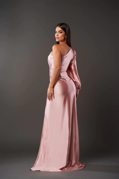 NOMI™ | Maxi Asymmetrische Jurk