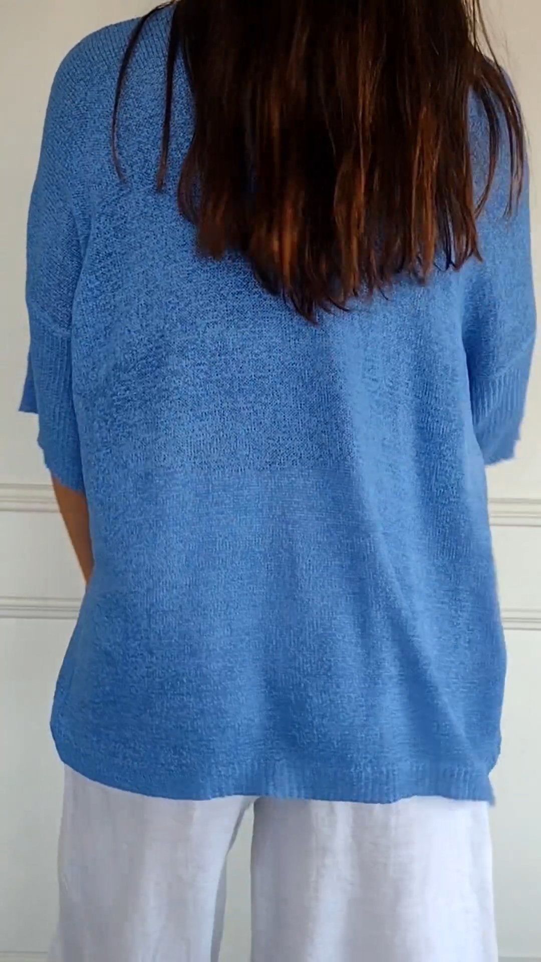Anna® | Gebreide top met V-hals