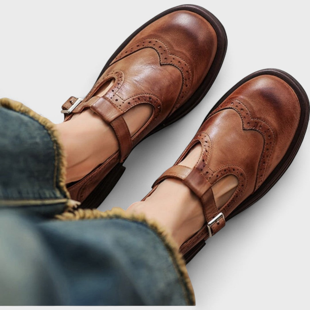 Elisa - Elegantie en Comfort Hakken in Leer