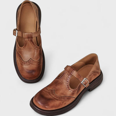 Elisa - Elegantie en Comfort Hakken in Leer