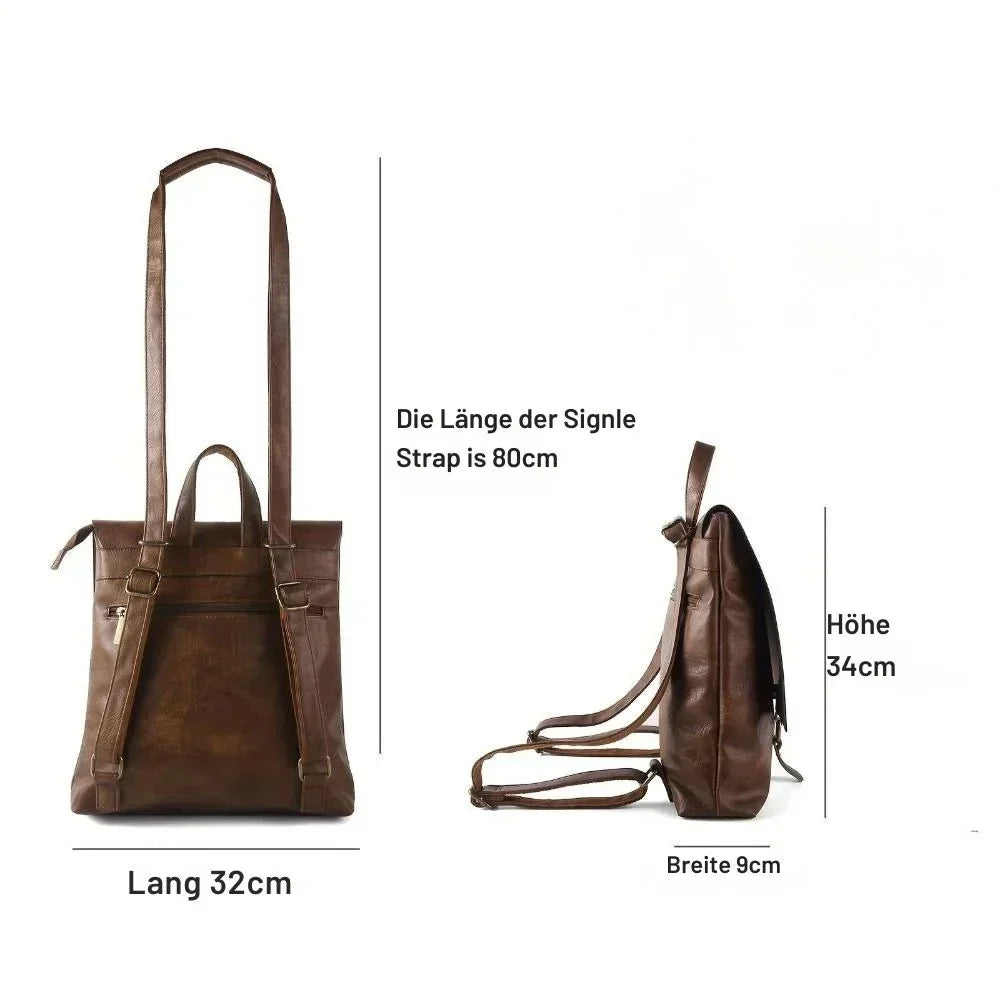 Ermelinde – Multifunctionele retro rugzak