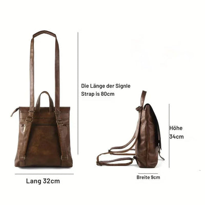 Ermelinde – Multifunctionele retro rugzak