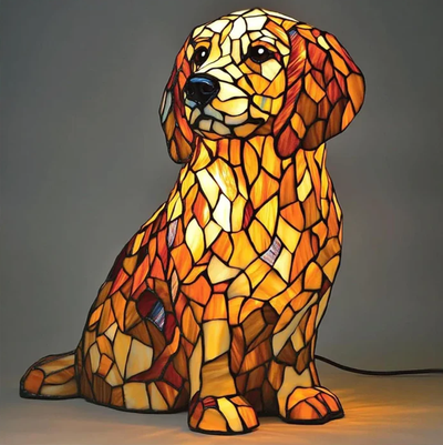 Pompom – Spirituele lamp van de golden retriever