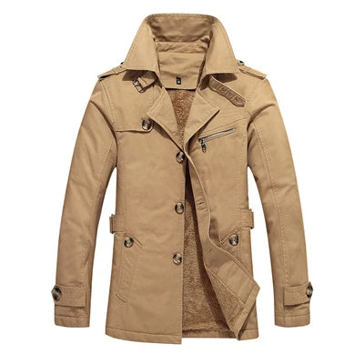 Elegante Gevoerde Trenchcoat
