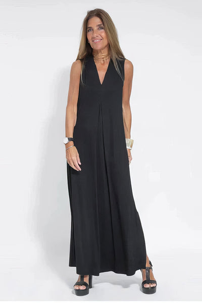 ANNE | Elegante lange jurk + bijpassend cardigan CADEAU